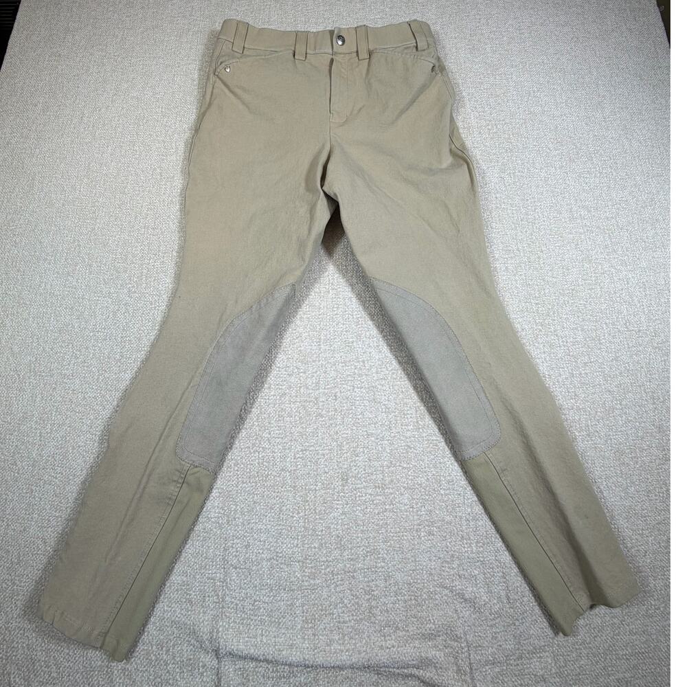 Ariat Women's 30L Khaki Heritage Riding Pants Equestrian Performance Breeches